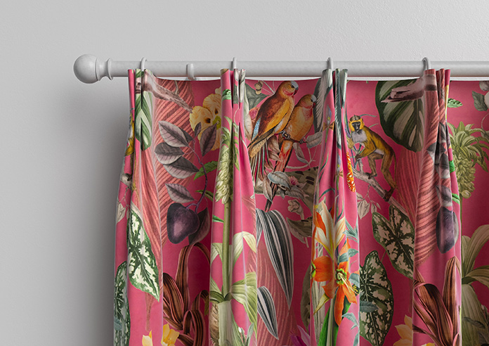Barbados, Flamingo Pink - Made to Measure Curtain - Image 11